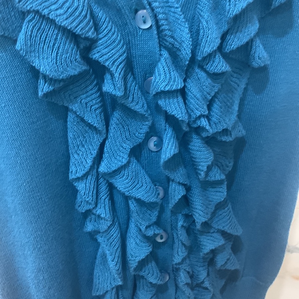 Epic Threads Blue Ruffles Top - Picture 4 of 4